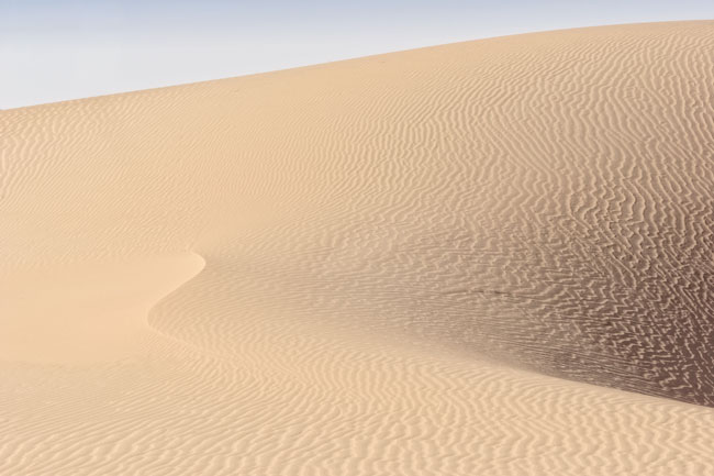 Paysage de dunes dans le désert lybien - Dunes landscape in the Libyan desert