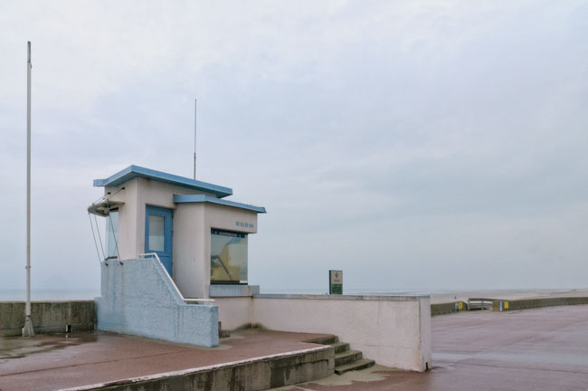 Fort Mahon plage, poste SNSM - Fort Mahon beach, lifeboat station