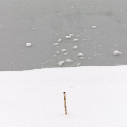 Jeu de croquet, neige et glace - Croquet game, snow and ice