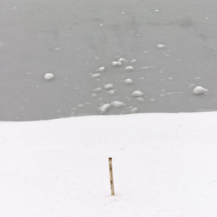 Jeu de croquet, neige et glace - Croquet game, snow and ice