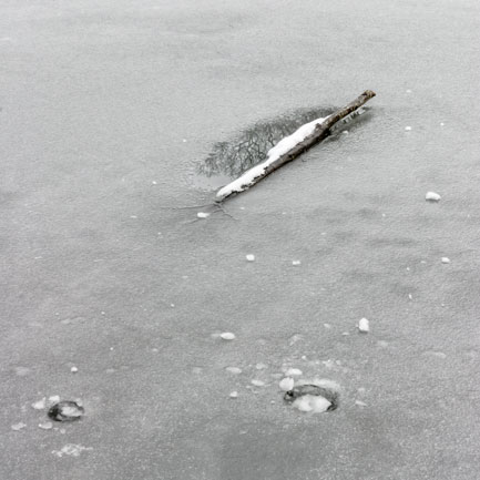 Le bâton, neige et glace - The stick, snow and ice