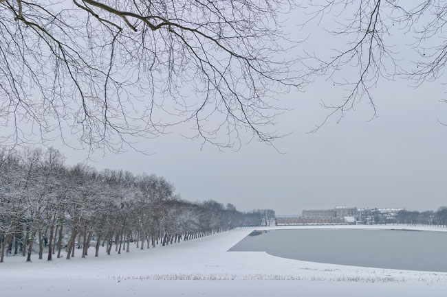 Pièce d'Eau des Suisses en hiver, Versailles - Pièce d'Eau des Suisses in winter, Versailles