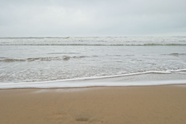 Grande Plage, île d'Oléron, lignes et plis